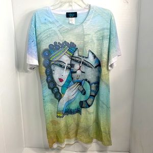 Beautiful Artist Rendition - Cat Shirt (Albena)